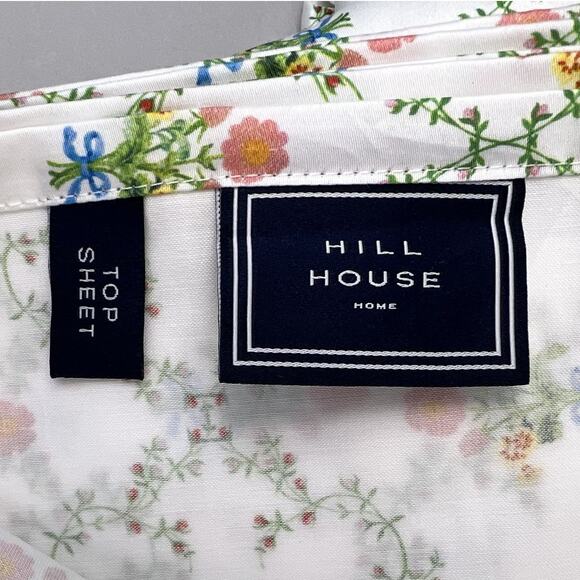 Hill House Home Sheet Set QUEEN Pastel Trellis Floral English Garden NWOT - Picture 4 of 14